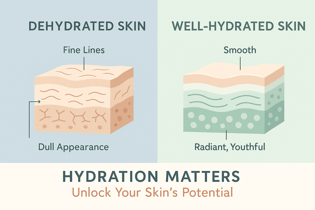 How Dehydration Shows Up on Your Face