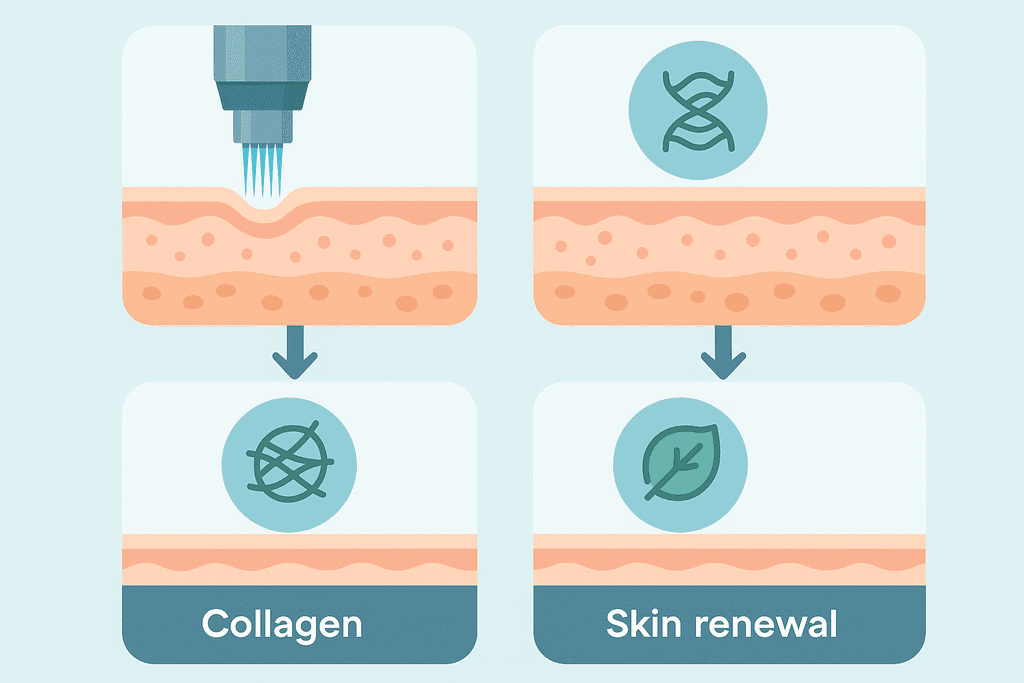 Microneedling for scar reduction and better skin texture