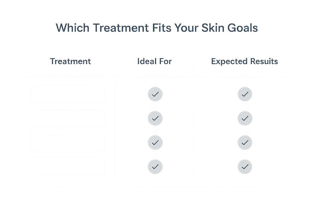 Which Treatment Fits Your Skin Goals