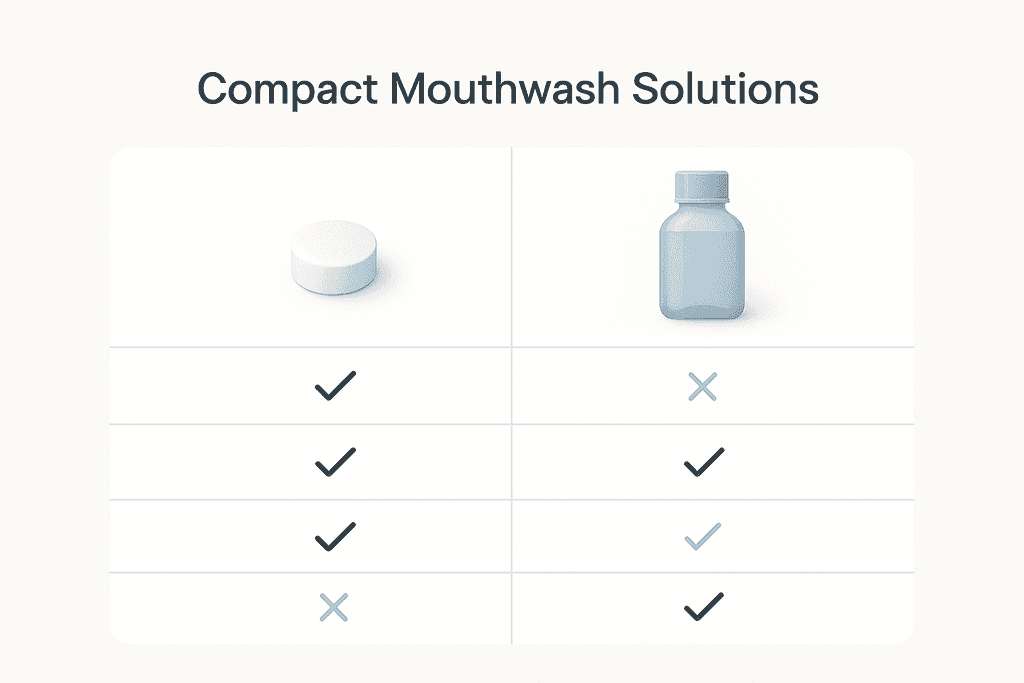 Compact Mouthwash Solutions