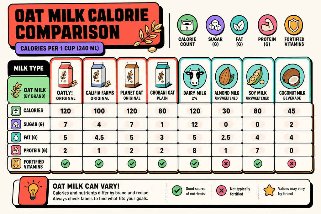 Understanding Oat Milk Calories