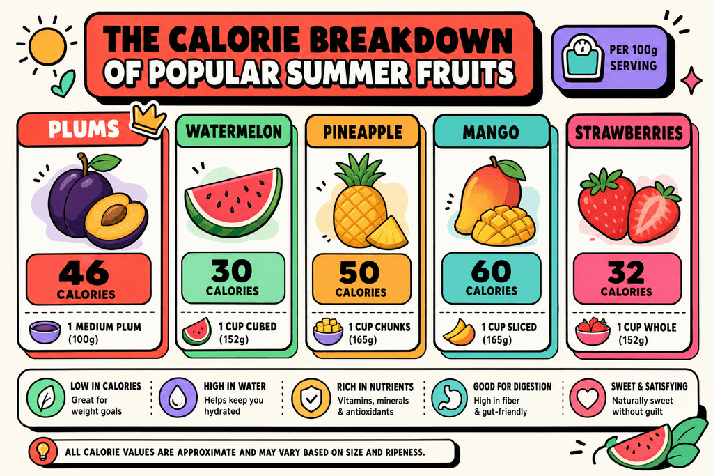 The Calorie Breakdown of Popular Summer Fruits