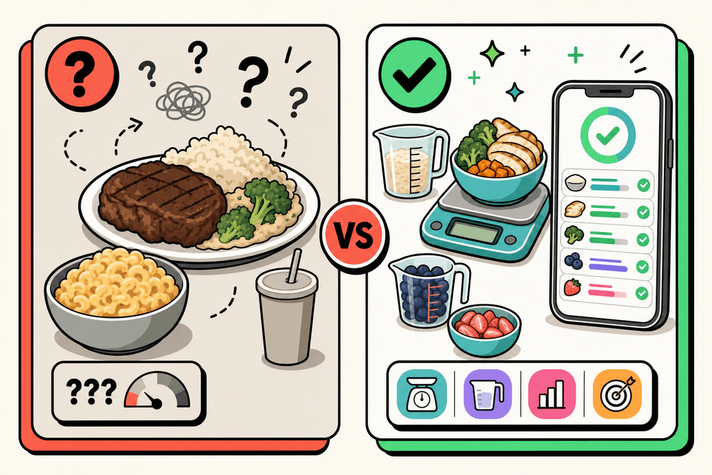 Eyeballing Portions Instead of Measuring