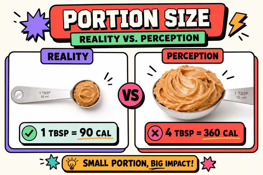 Eyeballing Portions Instead of Measuring