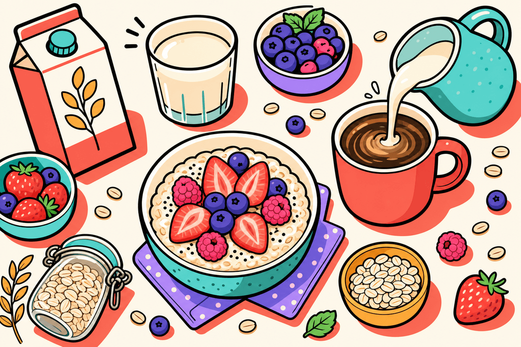 Low-Calorie Breakfast Ideas With Oat Milk