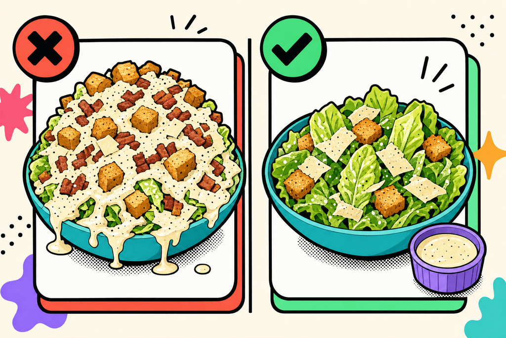 Making Smarter Caesar Salad Choices Without Giving Up Flavor