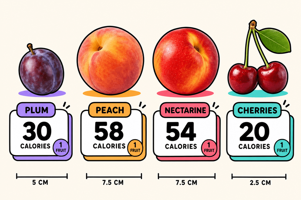 Plums vs Stone Fruits: Peaches, Nectarines, and Cherries