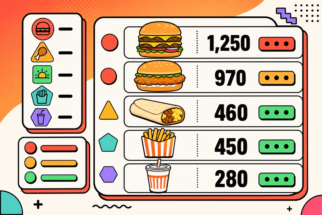 Popular Whataburger Items and Their Nutrition
