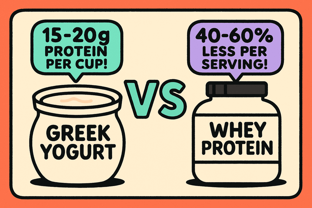 Swap 1: Greek Yogurt Instead of Whey Protein