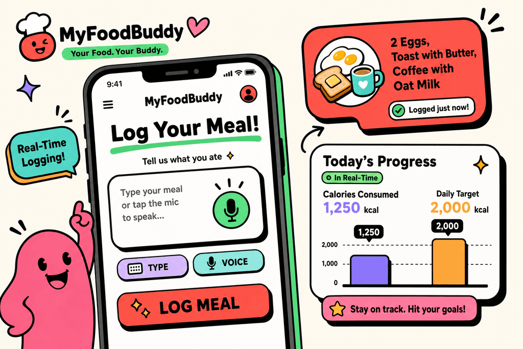 Track Your Meals as You Eat Them