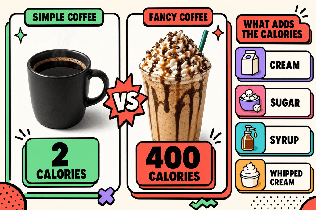When Coffee Calories Actually Start to Matter
