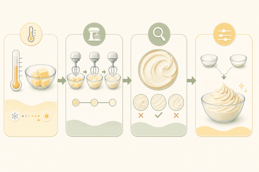 Perfect Your Buttercream Consistency First