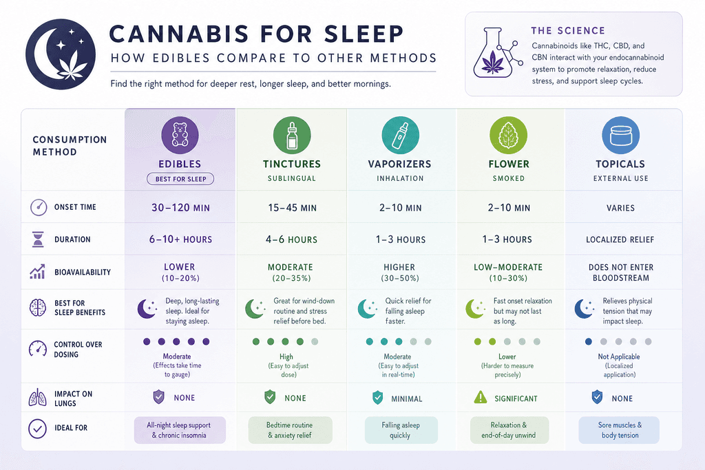 How Cannabis Edibles Help You Sleep