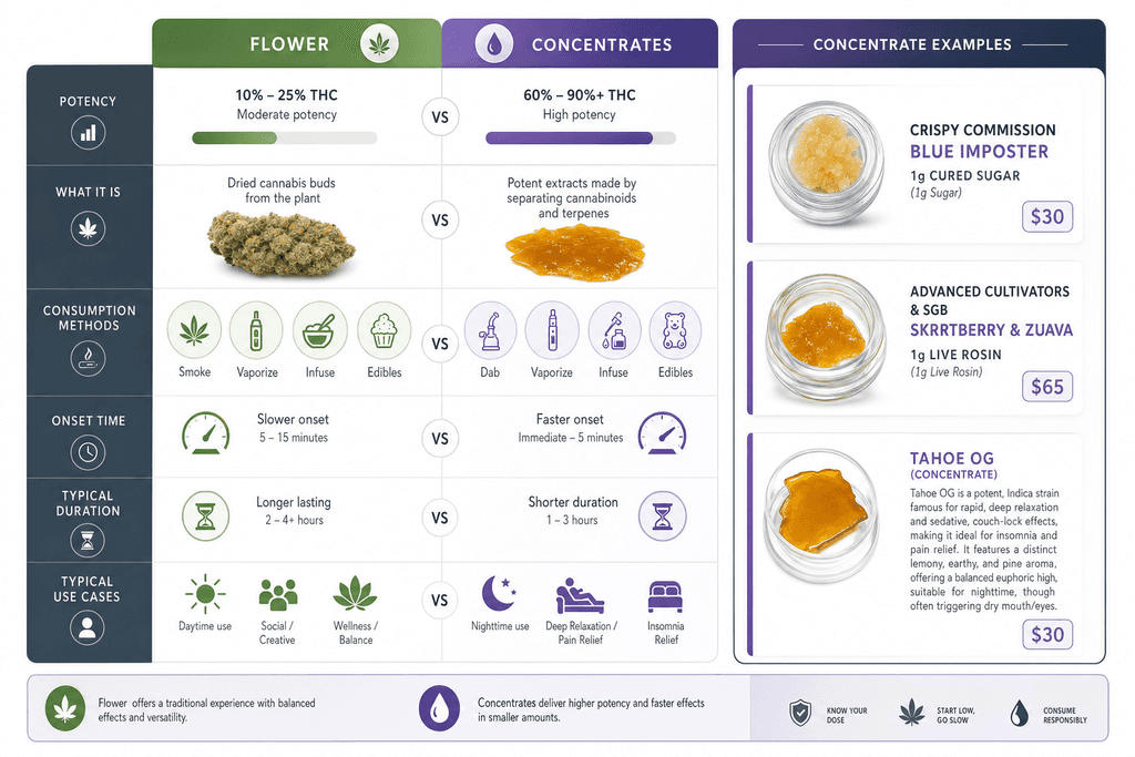 What Makes Concentrates Different