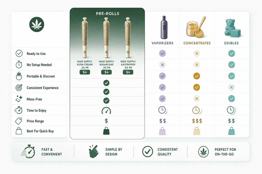 Why Pre-Rolls Are the Quick Buy Choice