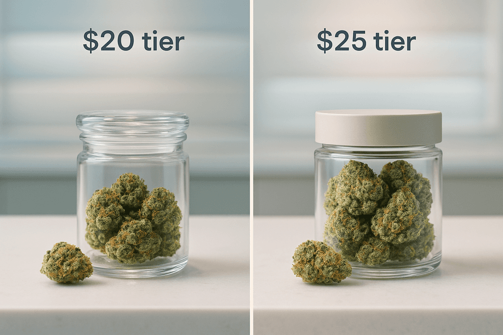 Mid-Range Pricing at $25 Per Eighth