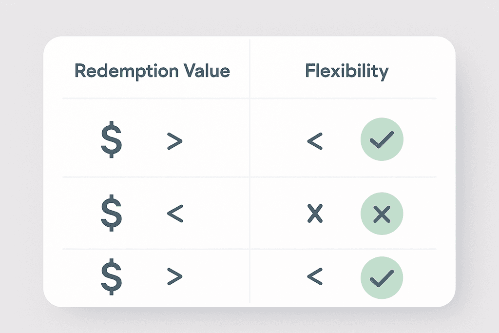 Redemption Value and Flexibility