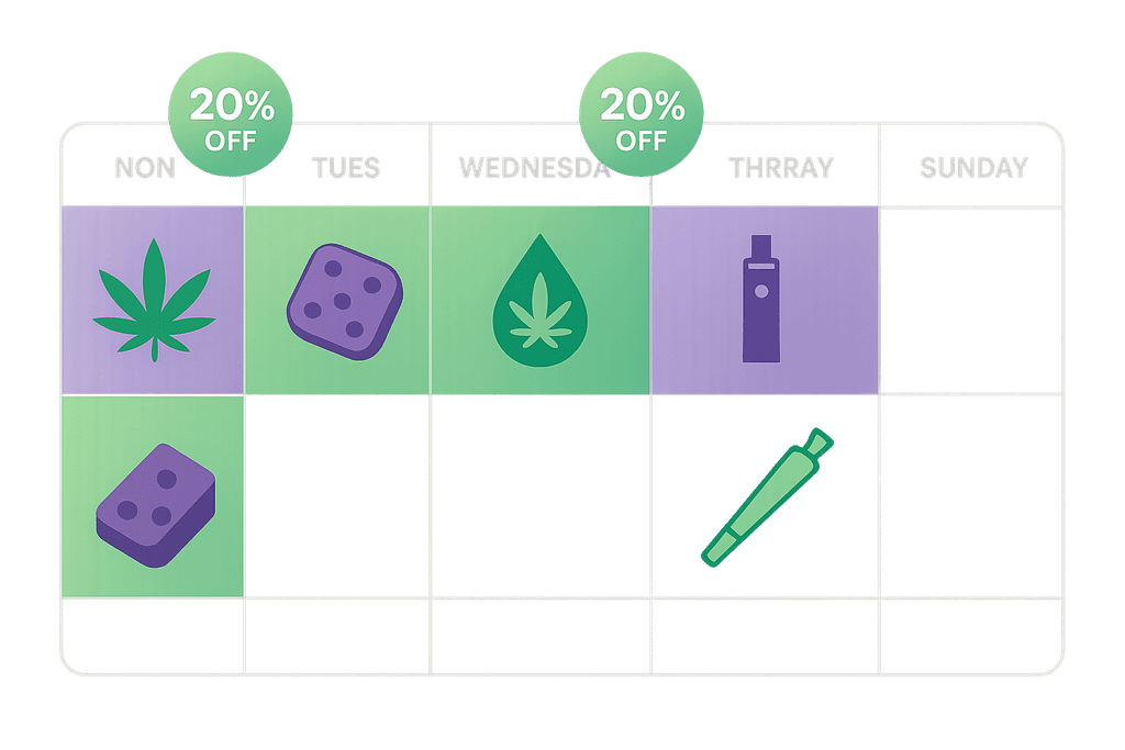 Time Your Visits Around Daily Deals and Specials