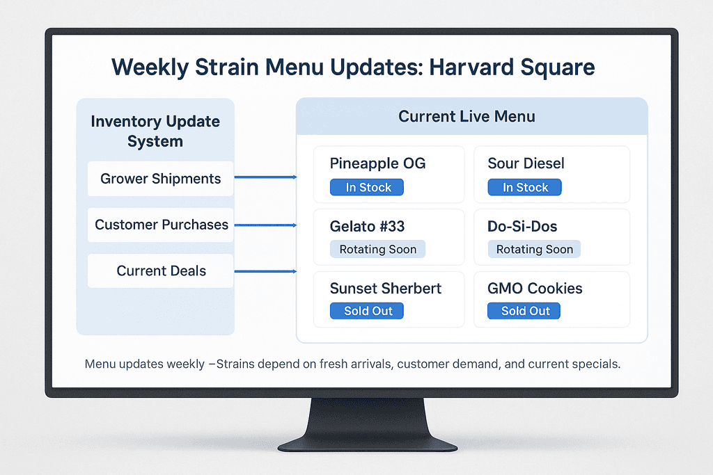 What Gets Updated on the Weekly Menu
