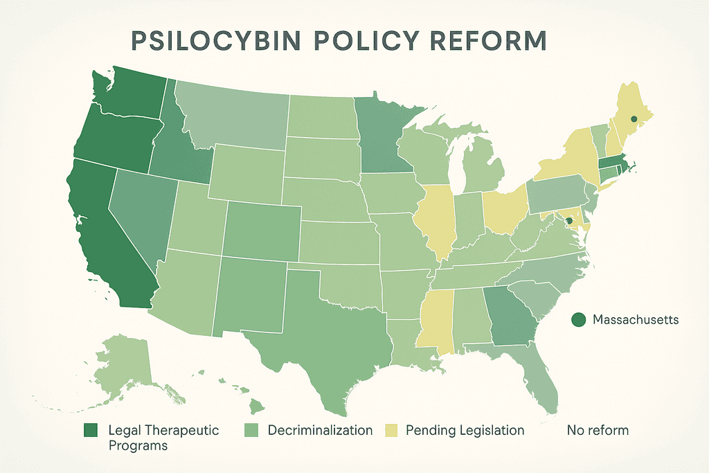 Where Psilocybin Laws Are Heading