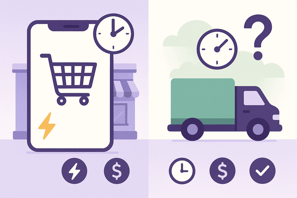 Why Online Ordering Beats Waiting for Delivery