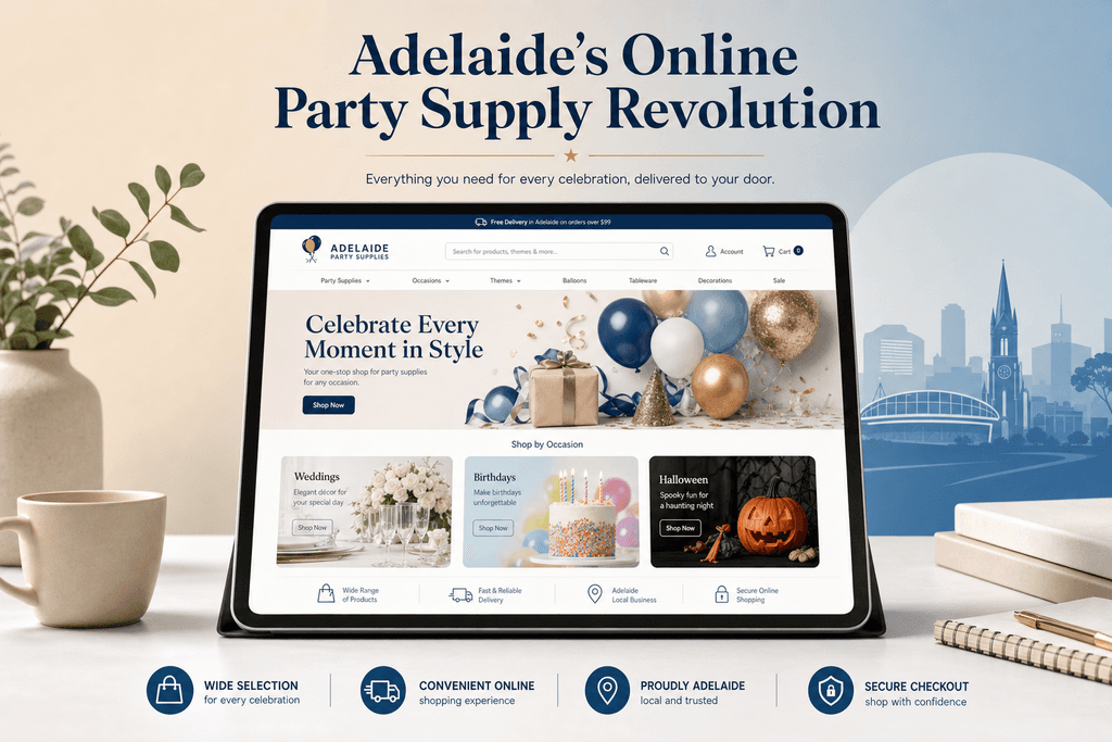 The Adelaide Party Supply Landscape