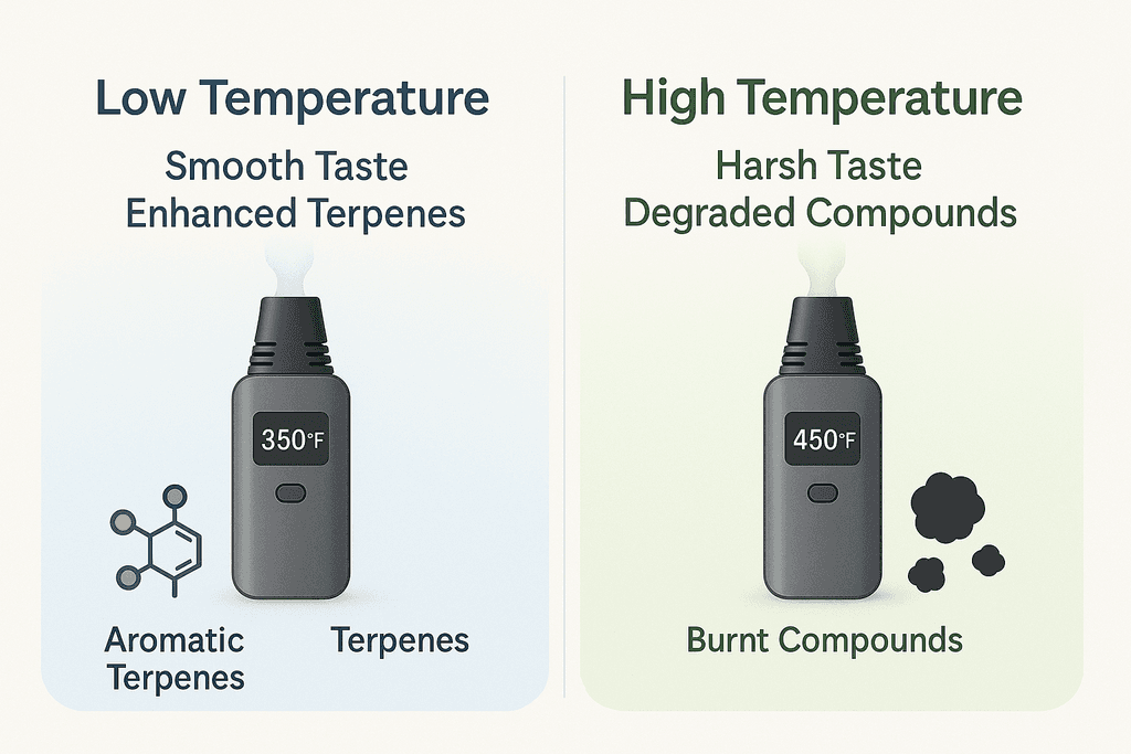 temp control vape settings Motar 3 Battery