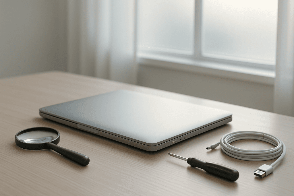 Everyday examples of efficient laptop troubleshooting at home