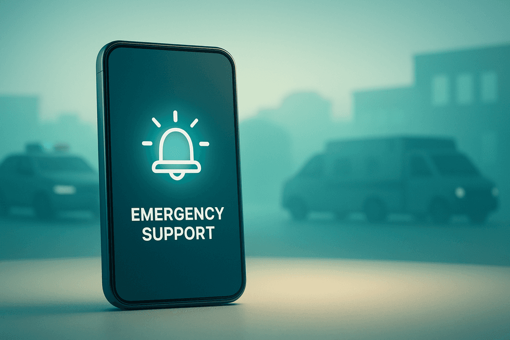 First responders save time with smartphone support service how to