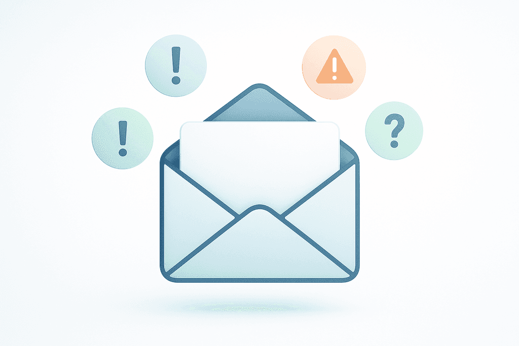 How to recognize and fix the most common email issues