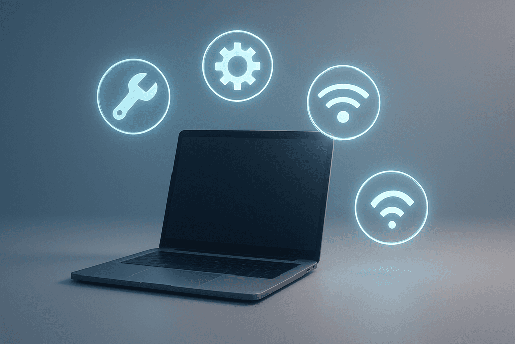 Real-life laptop troubleshooting support examples