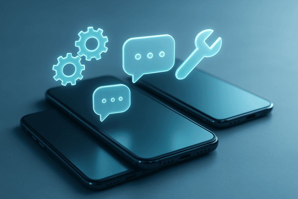 Real-world smartphone support service examples