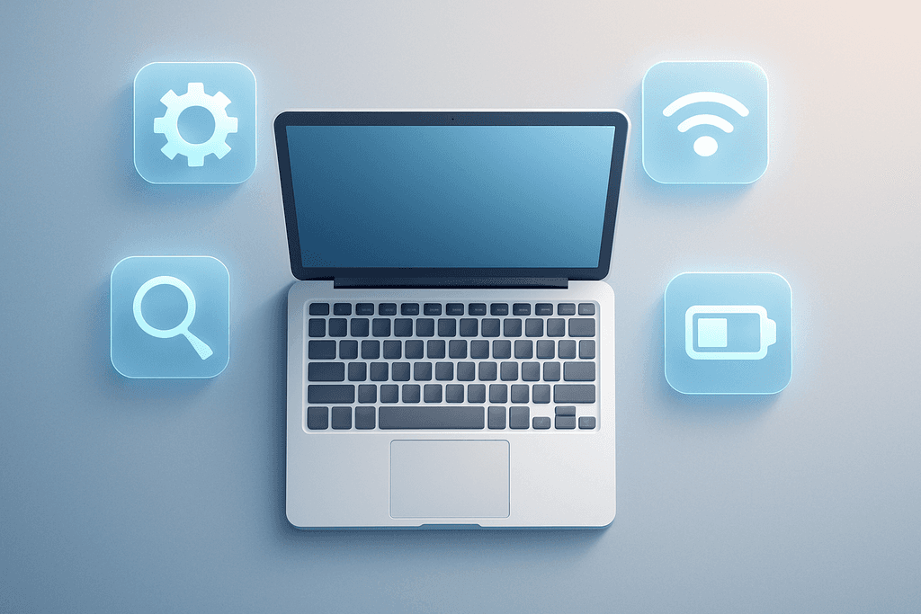 Step-by-step laptop troubleshooting support guide