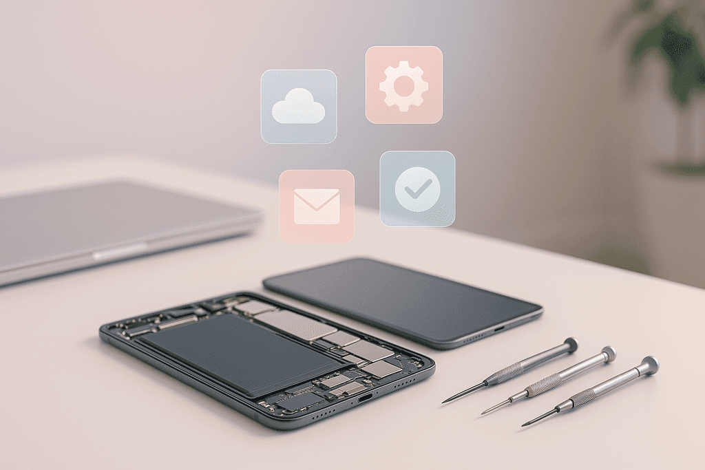 What makes tablet troubleshooting different from computer repairs