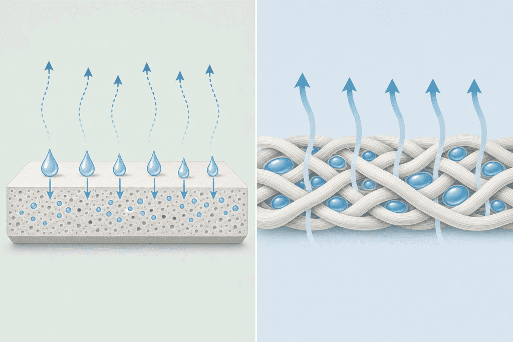 How Different Materials Handle Moisture