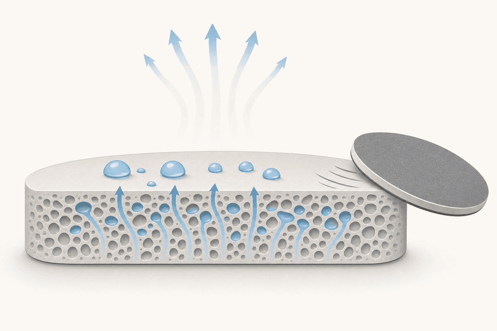 Restoring Absorbency with Sanding
