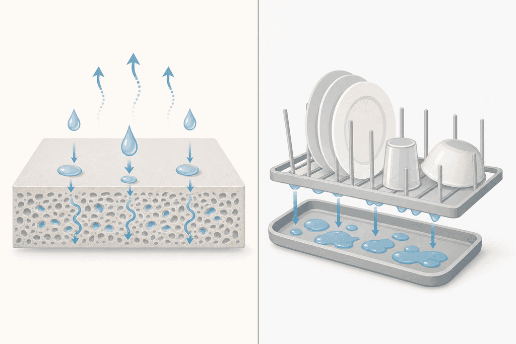 Which Option Actually Keeps Counters Drier