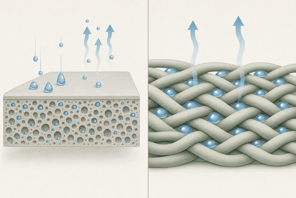 How Different Bath Mat Materials Handle Moisture