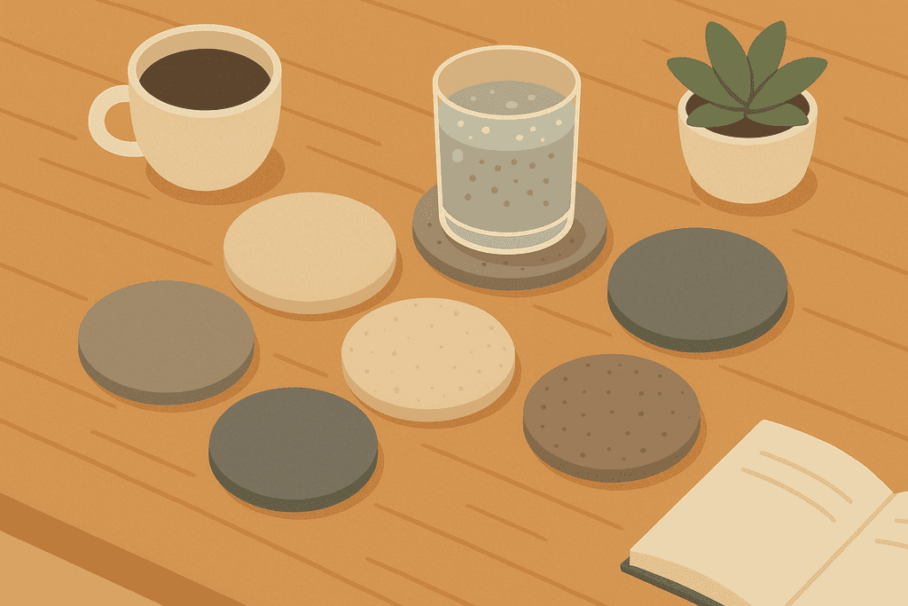Elegant Stone Coasters for Every Room