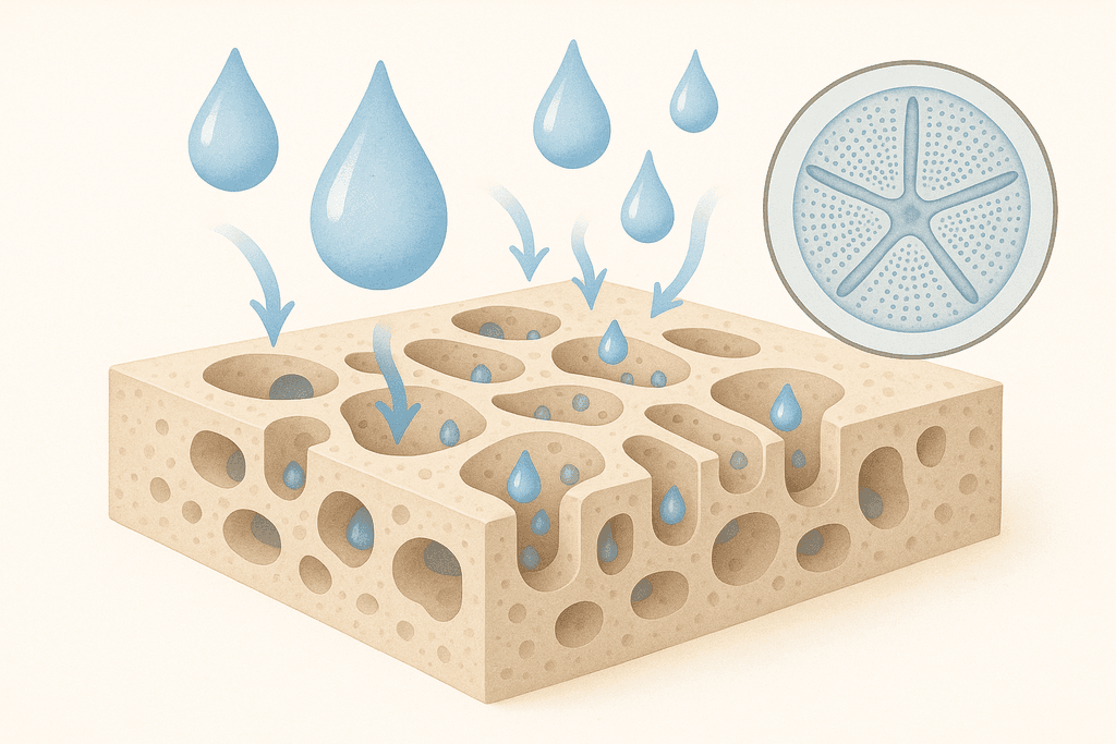 How Diatomite Stone Manages Plant Moisture Naturally