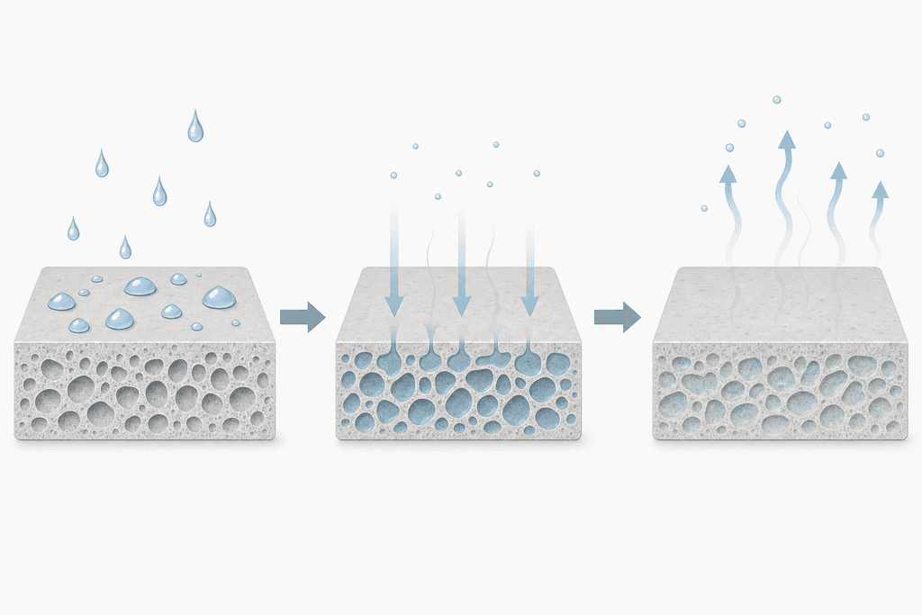 How Stone Dry Bath Mats Work