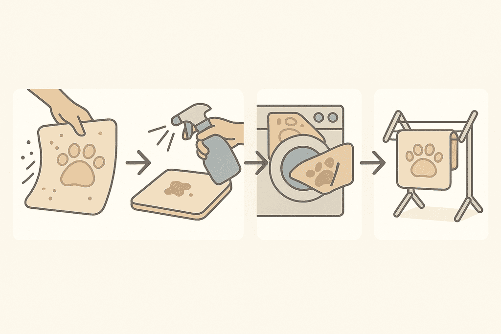 Machine Washing Fabric and Silicone Mats