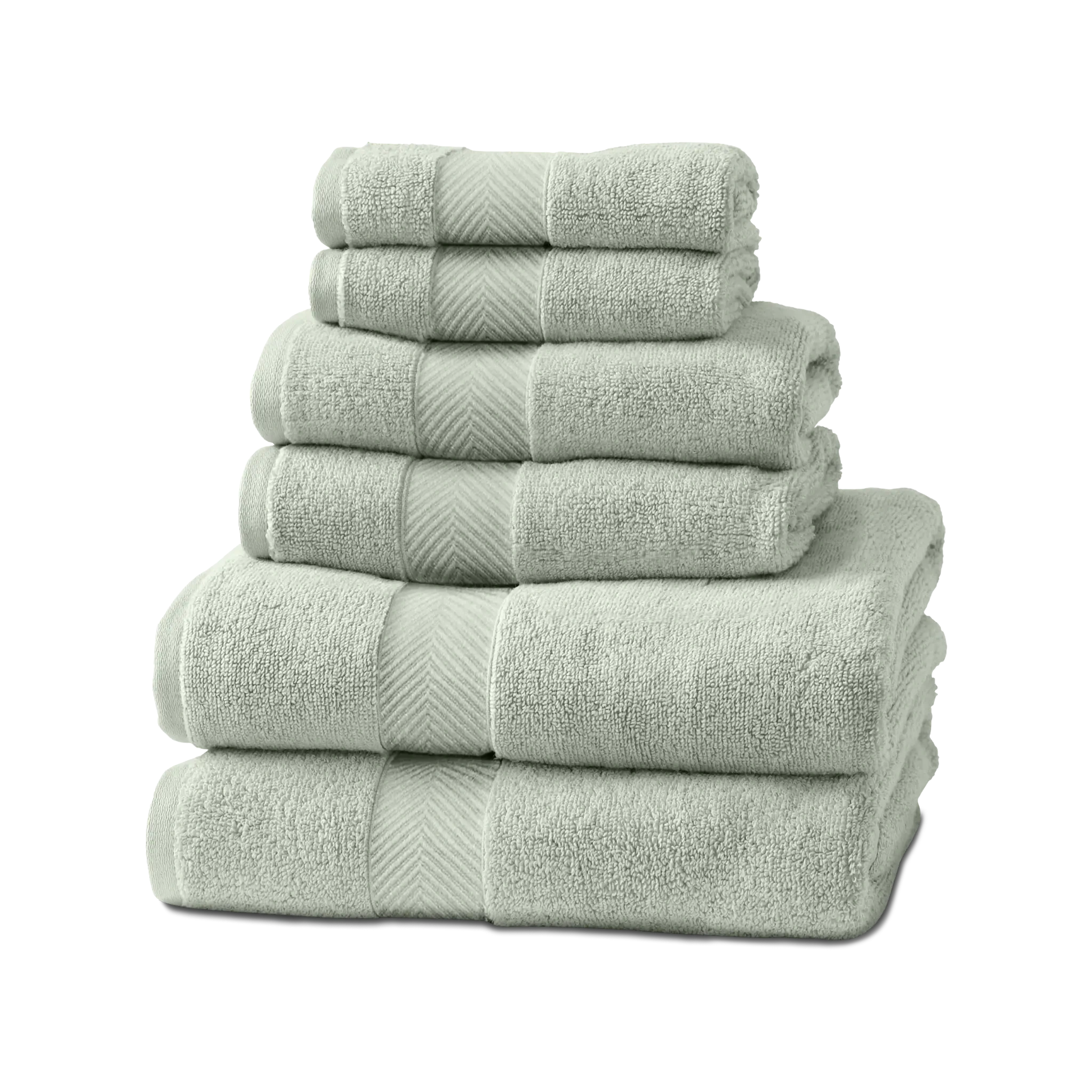 Bamboo Cotton Towels - Set of 6