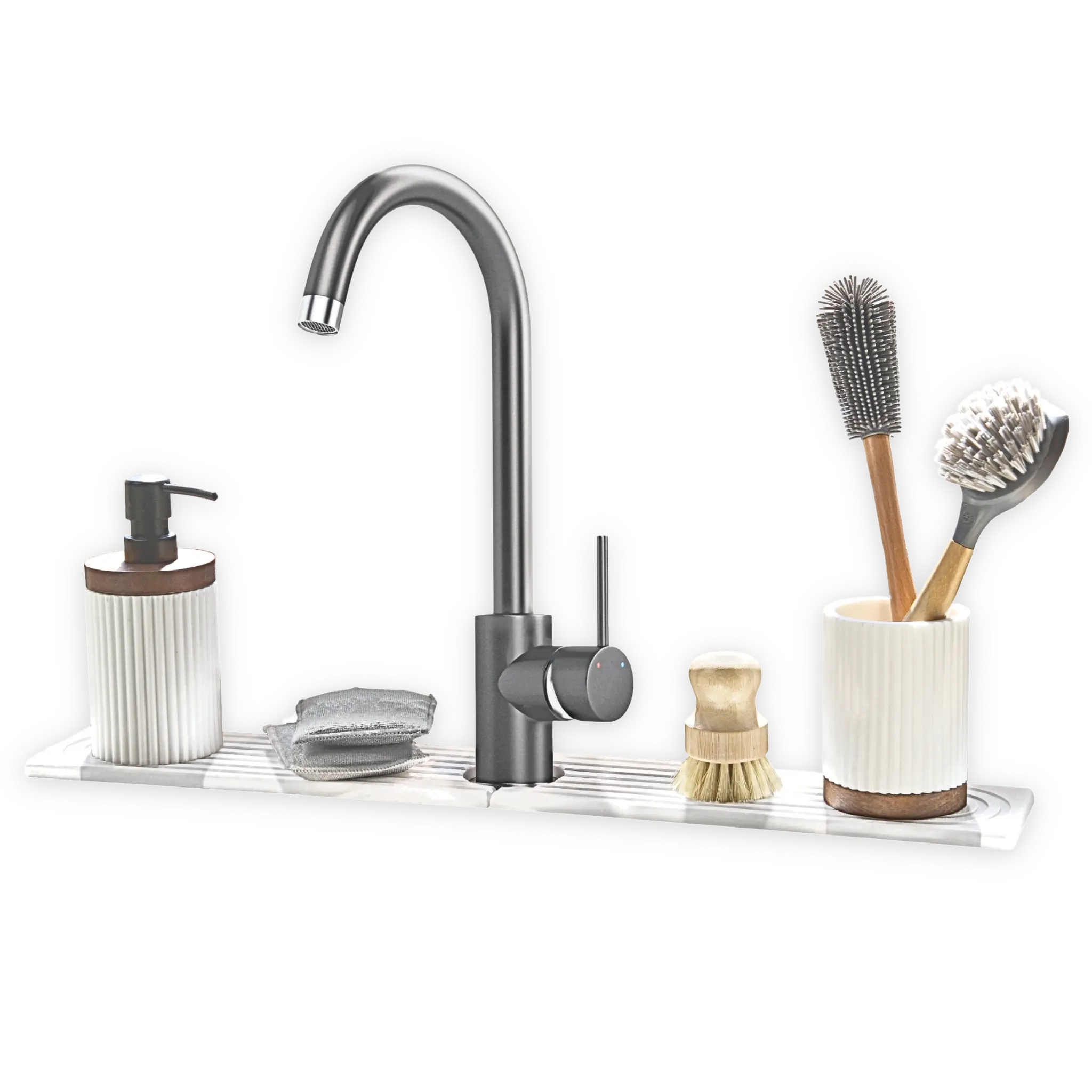 Stone Faucet Mat - Arch