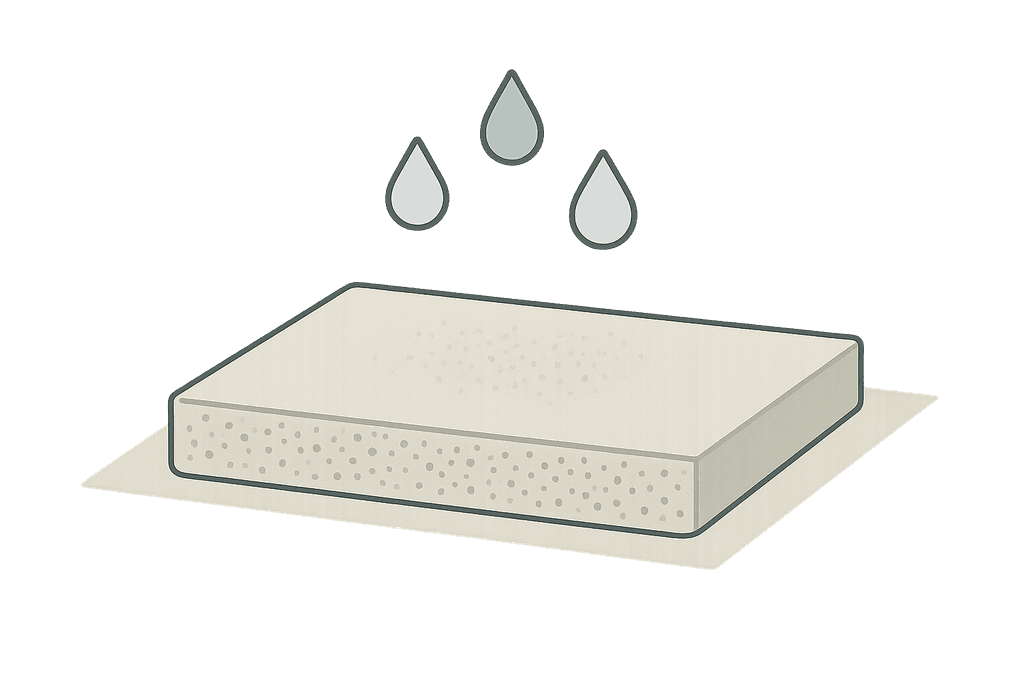 Rubber Mats Resist Water But Don't Dry Fast