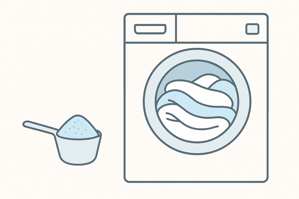 Step One: Use Less Detergent Than You Think