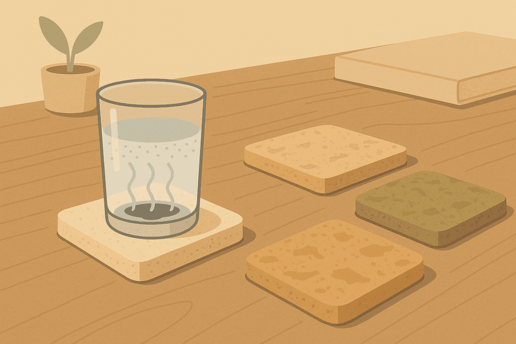 Stone Coasters That Protect and Impress