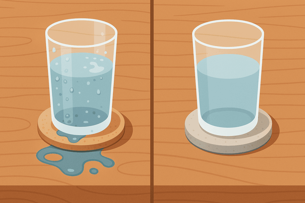 Superior Water Absorption Keeps Tables Dry