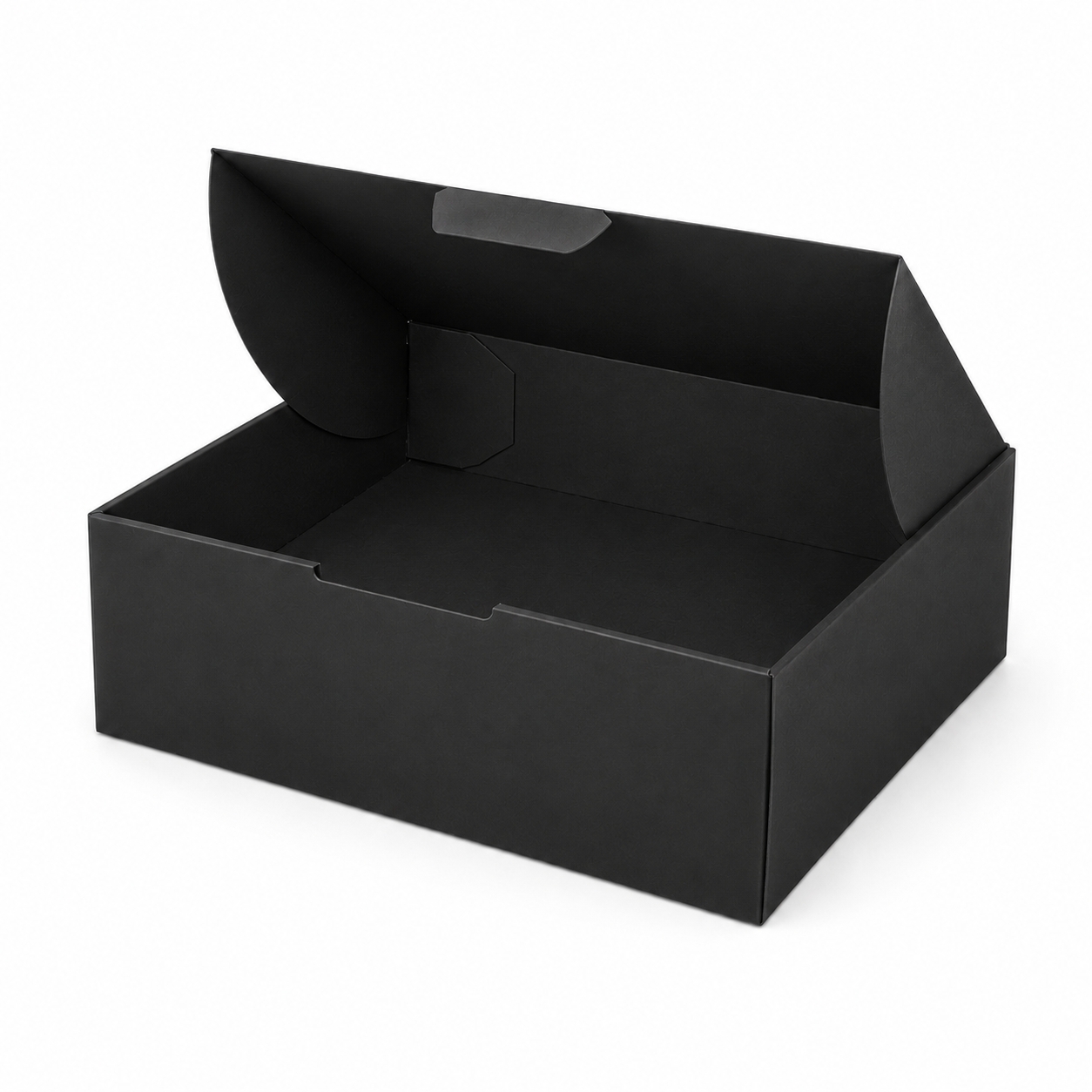 310 x 230 x 105 mm Full Black Die Cut Mailing Shipping Packing Cardboard Boxes