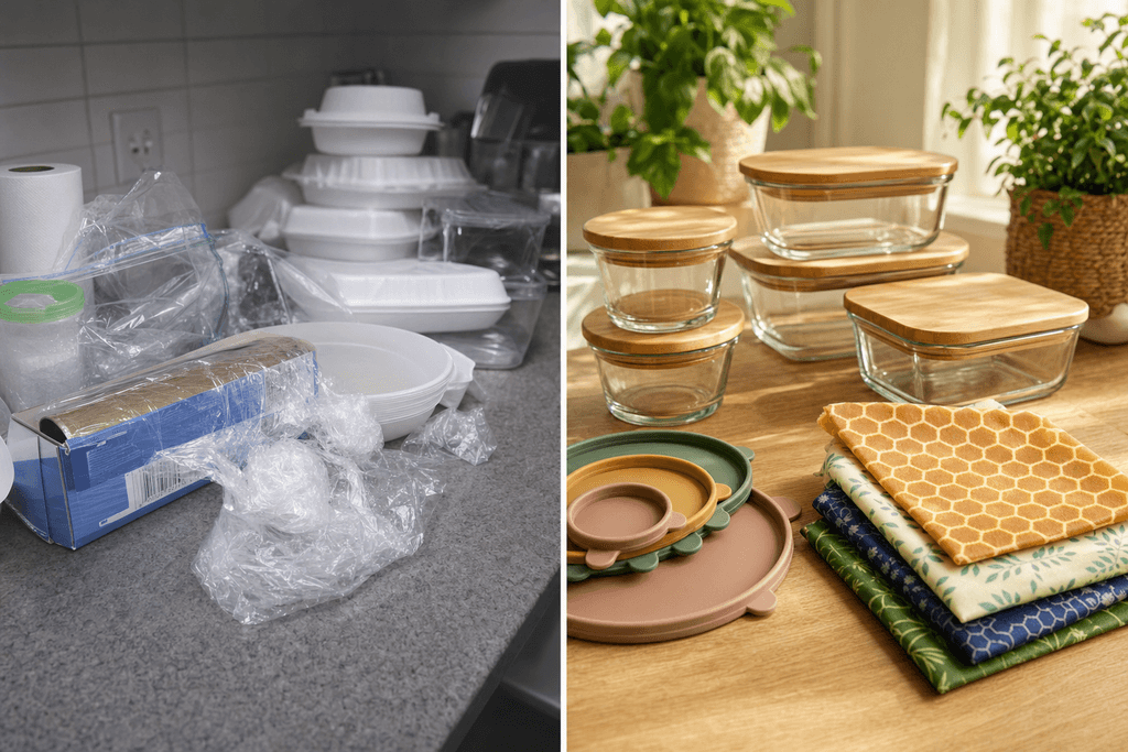 Swap 1: Ditch Plastic Wrap for Reusable Covers